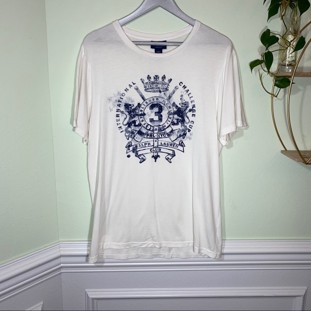 Polo International Cup Graphic Tee Men’s Size L